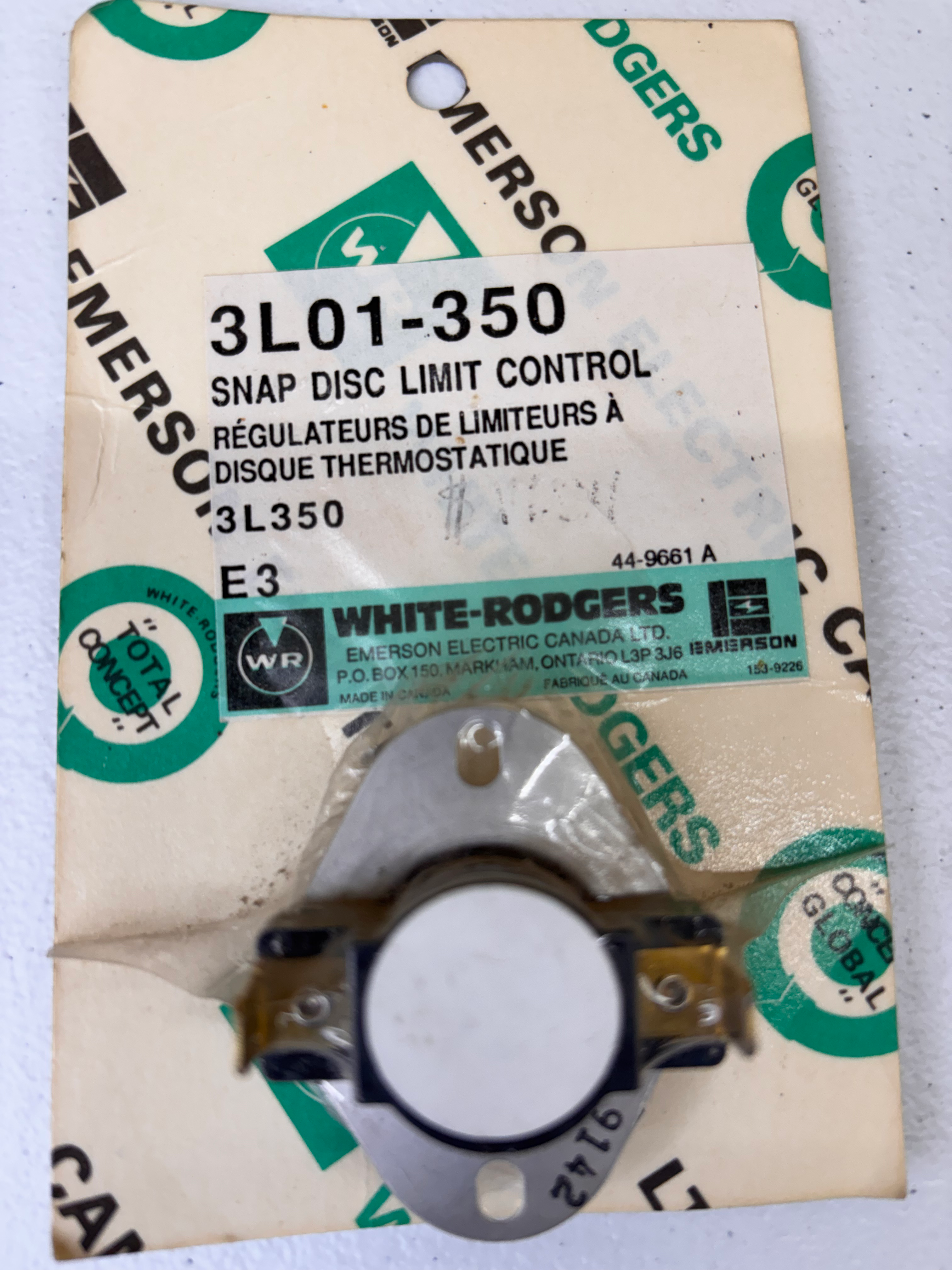 WR 3L01-350 Limit Control