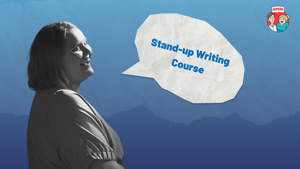 Comedy writing course in English