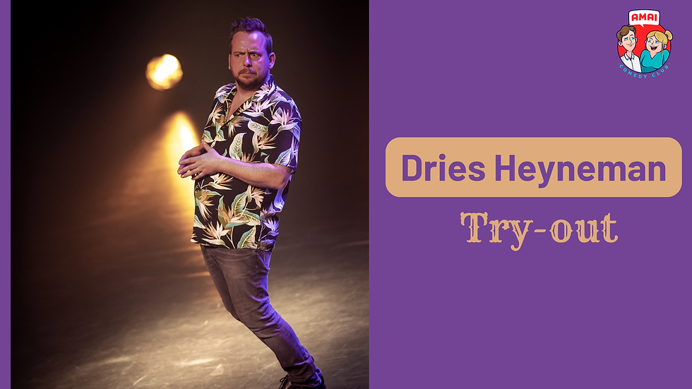 Try-out Dries Heyneman