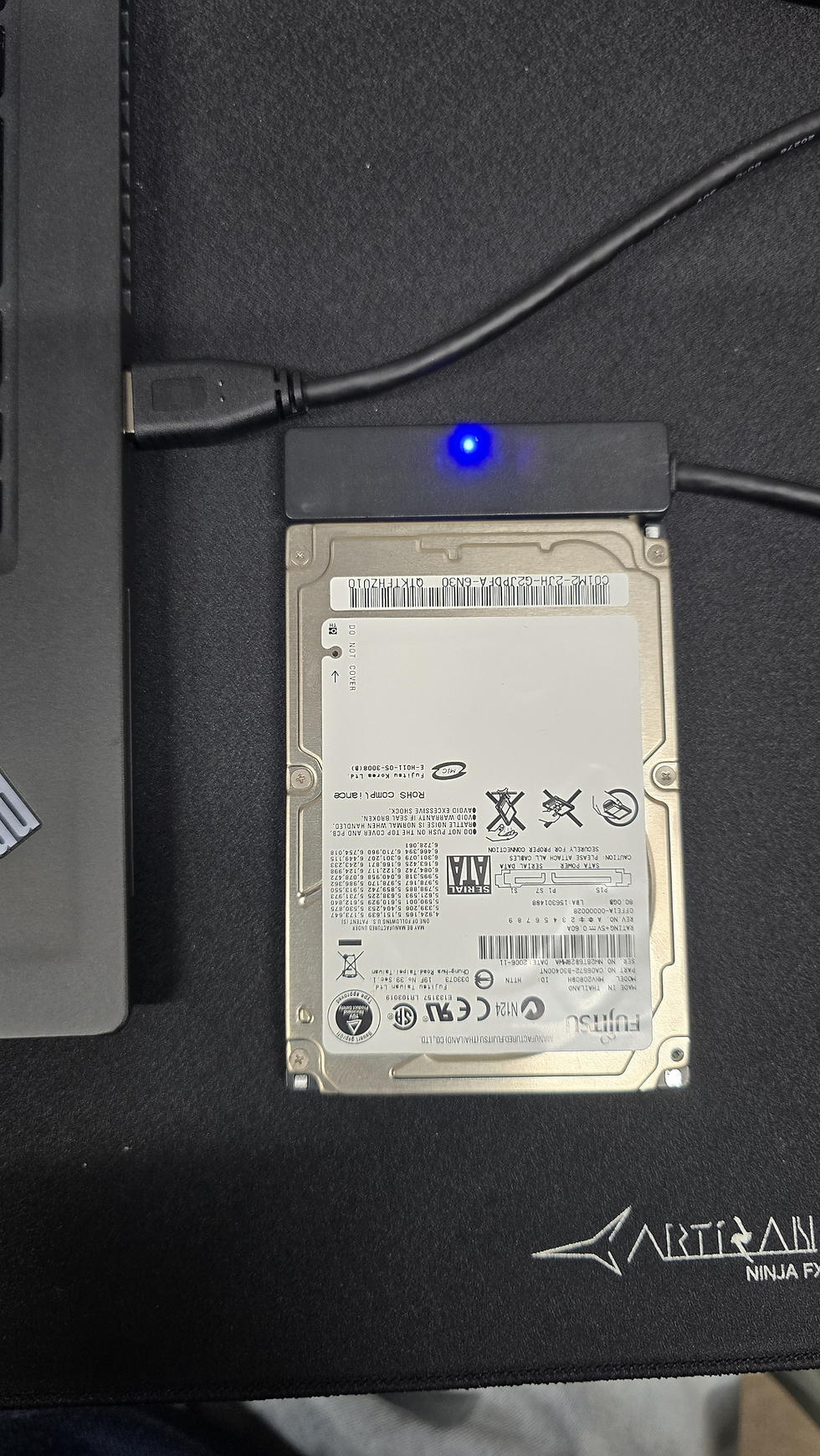 【修理情報】水没したパソコンからデータ移行