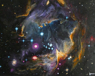 NGC 602 painting