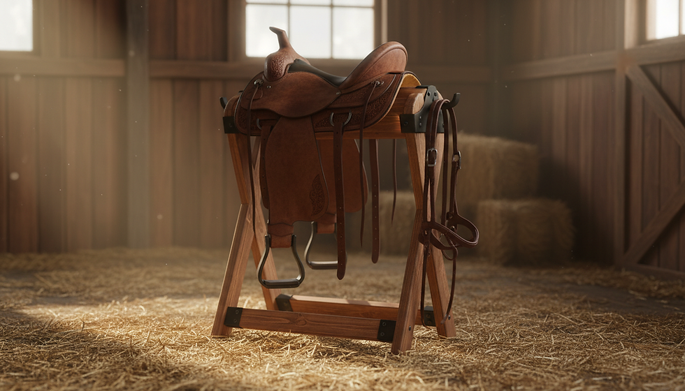 Portable Equestrian Saddle Racks for Practical Use
