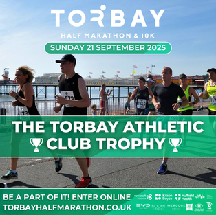 TORBAY HALF MARATHON TO FEATURE TORBAY ATHLETIC CLUB TROPHY TO RECOGNISE EVENT FOUNDERS