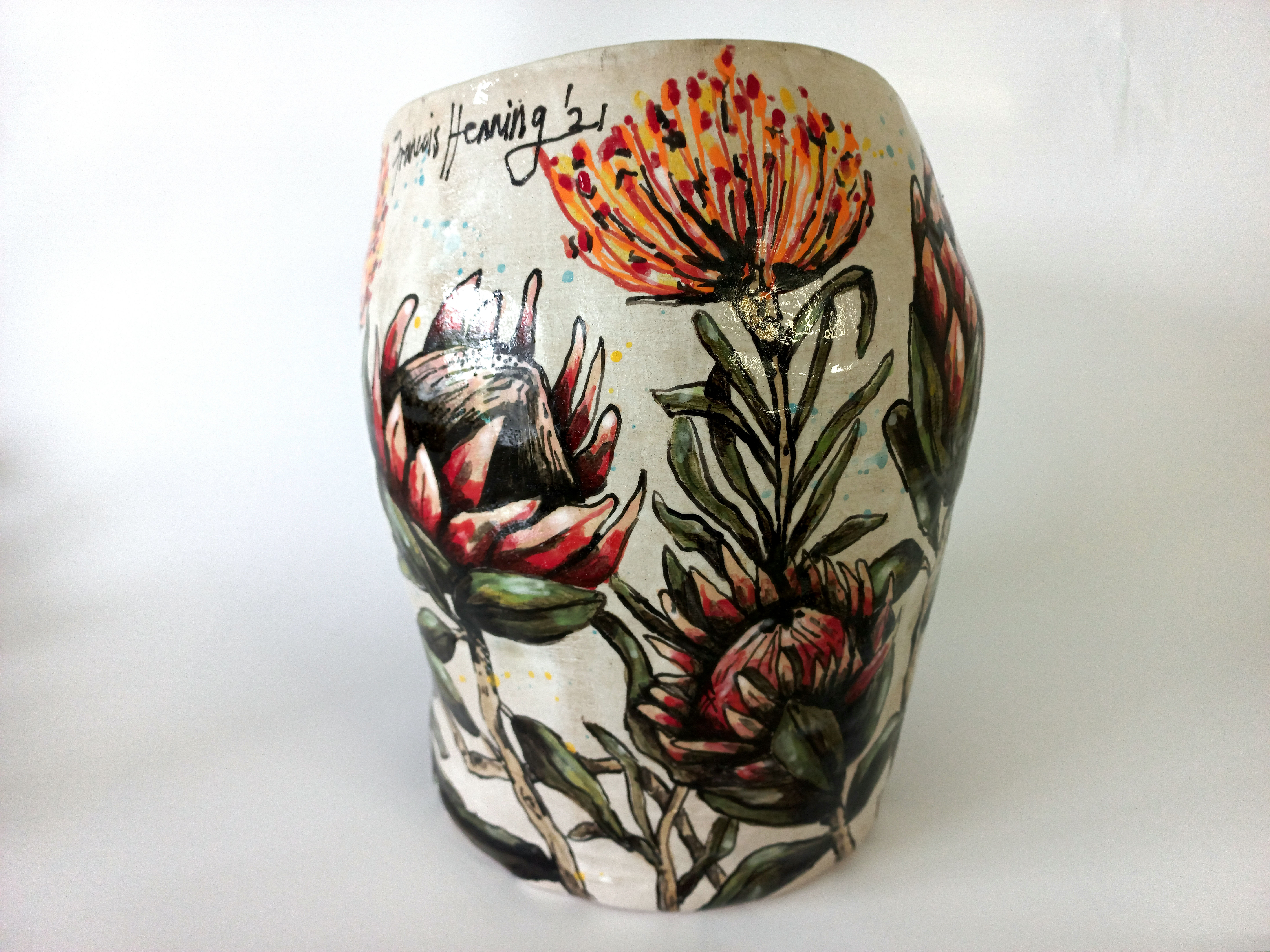 Protea vase