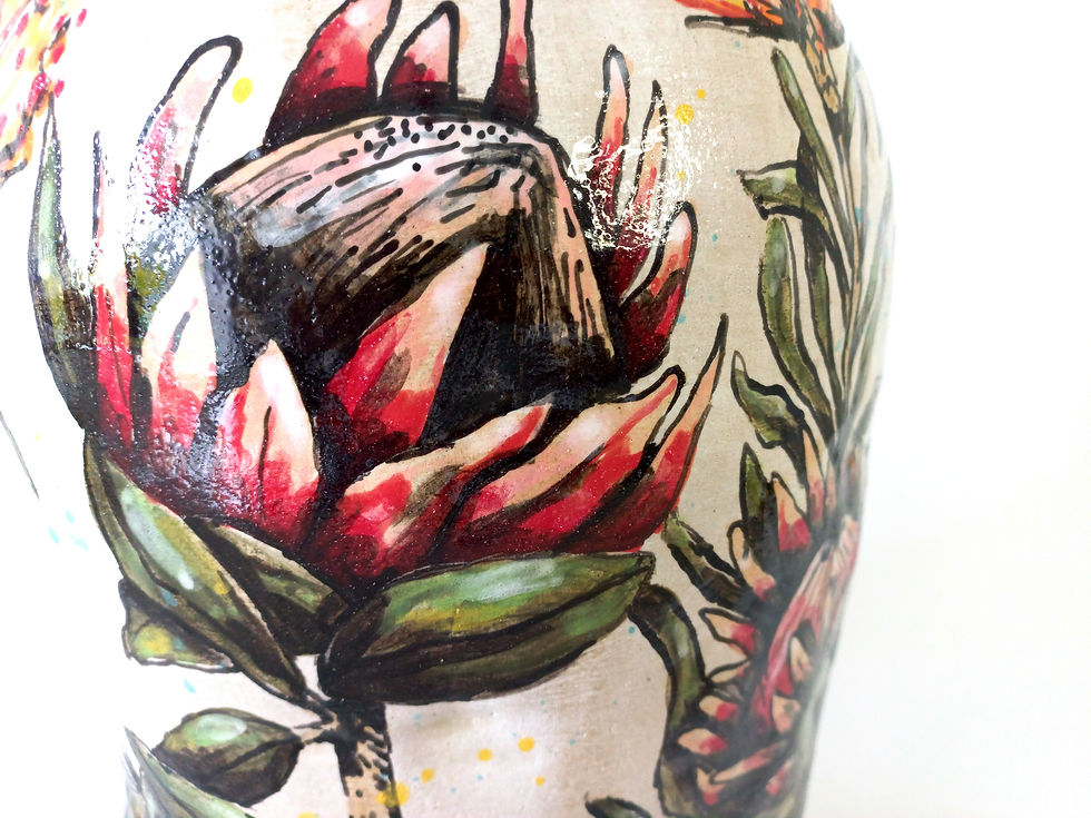 Thumbnail: Protea vase