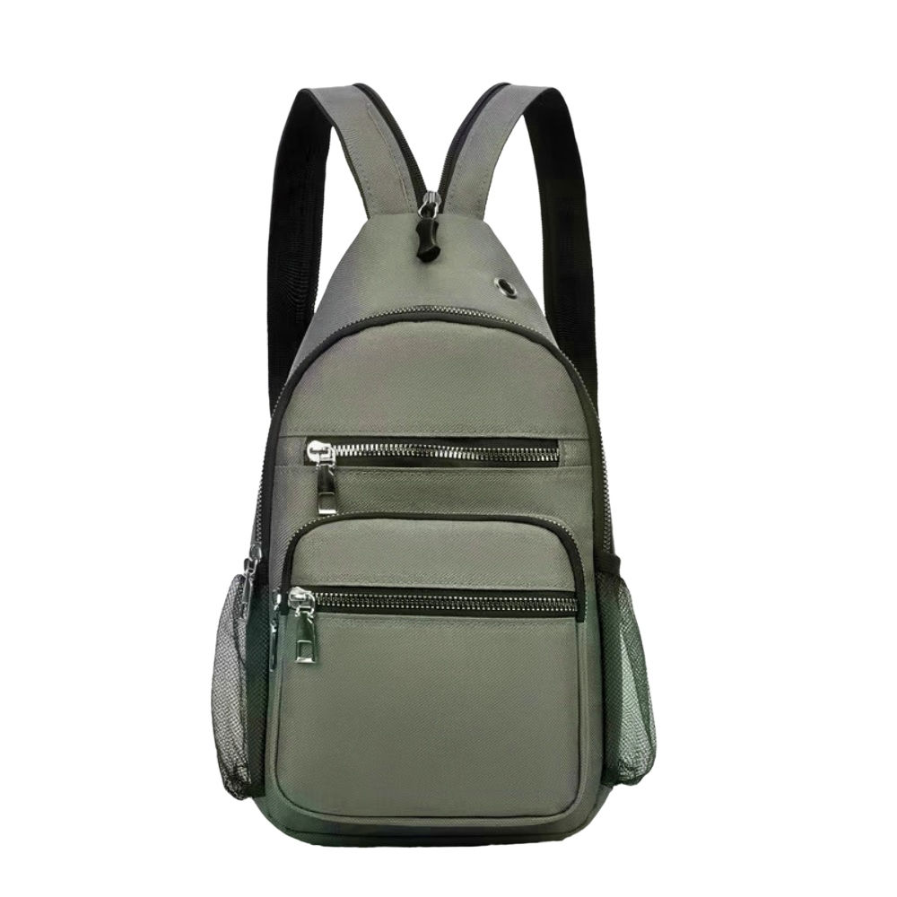 HOGFELS | Bolso Urban Light Crossbody Unisex Gris Verde - Destaca a cada paso