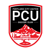 Portland City United Soccer Club (PCU) logo