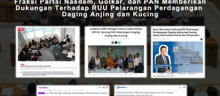 MEDIA UPDATE: DUKUNGAN FRAKSI-FRAKSI PARTAI KEPADA DMFI