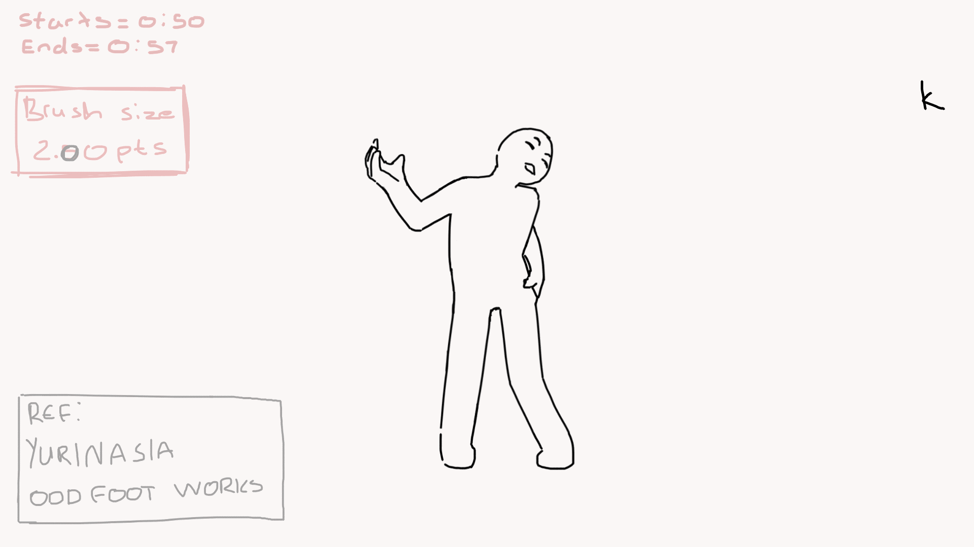 Dance Study 1 Keys (Yurinasia ODD Foot Works vid) (IB).gif