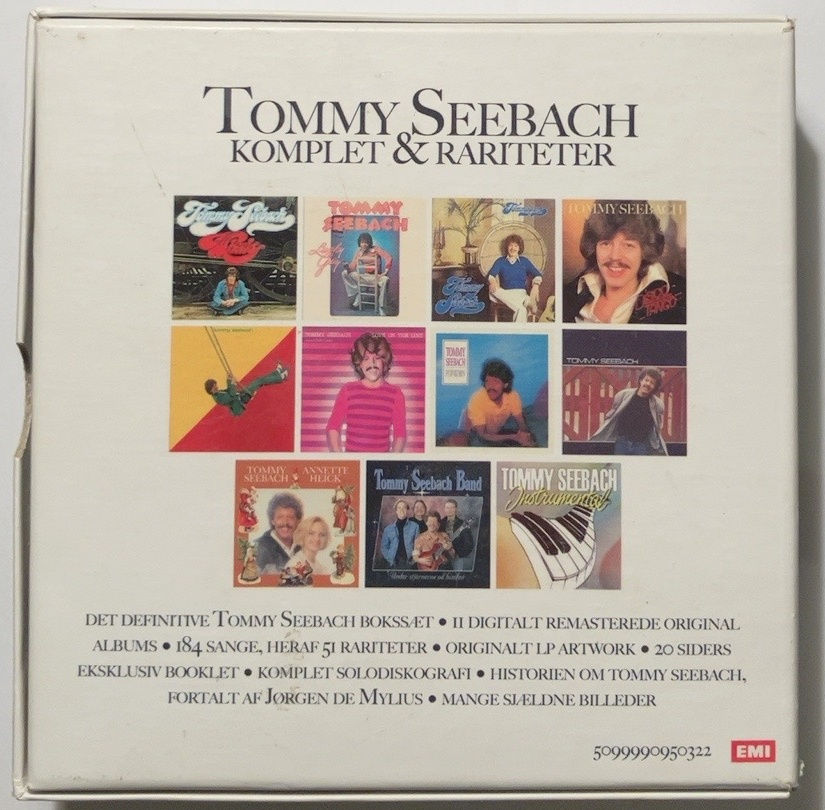 Thumbnail: Tommy Seebach – Komplet & Rariteter (CD Box Set)