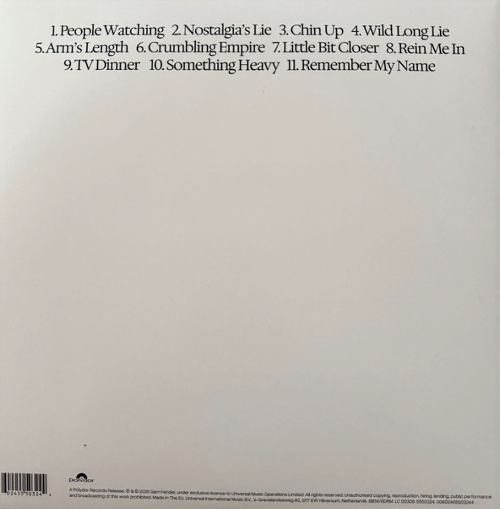 Miniatyrbilde: Sam Fender ‎– People Watching