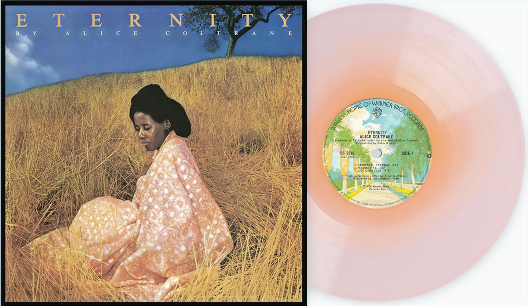 Front cover with the beautiful record