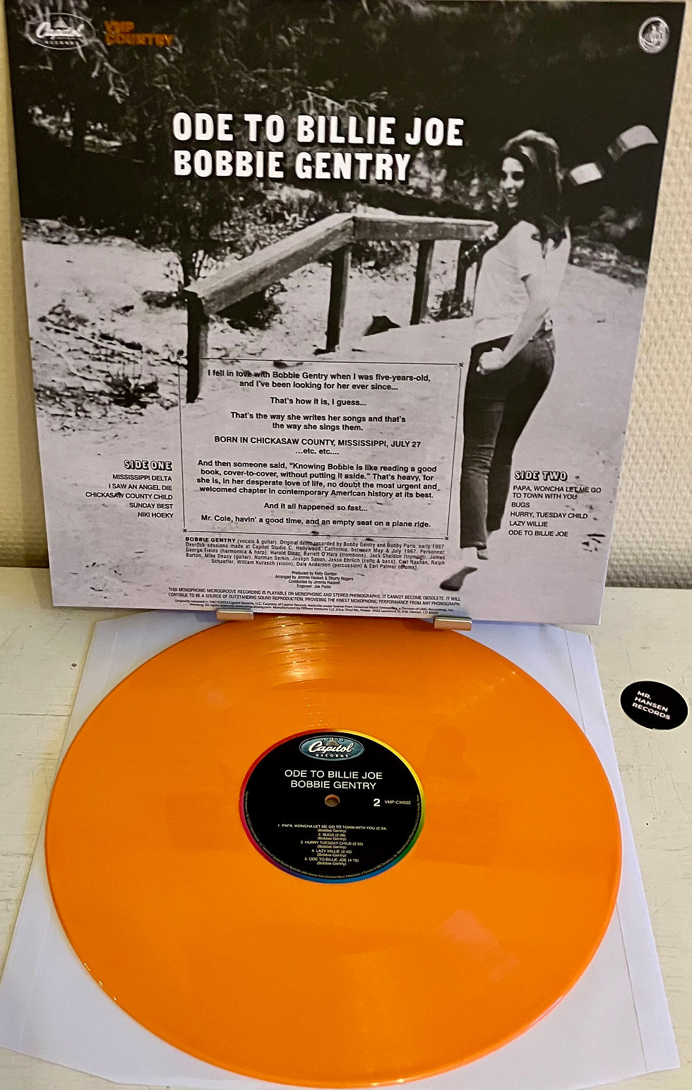 Miniatura: Bobbie Gentry ‎– Ode To Billie Joe ( Orange ) Limited Edition