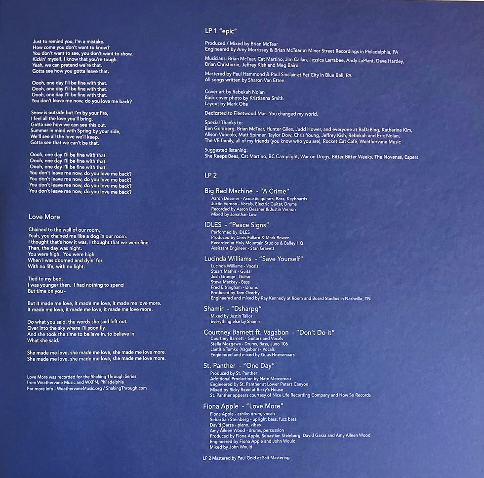 Miniatura: Sharon Van Etten - Epic ten