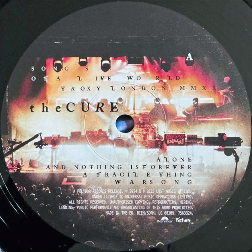 Miniatyrbild: The Cure ‎– Songs Of A Live World: Troxy London MMXXIV