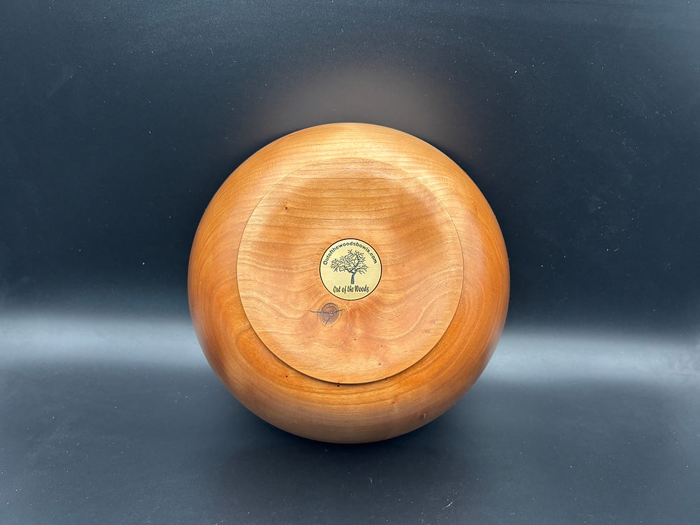 Thumbnail: Handcrafted from a beautiful piece of cherry wood, this piece celebrates the natural character of the tree.