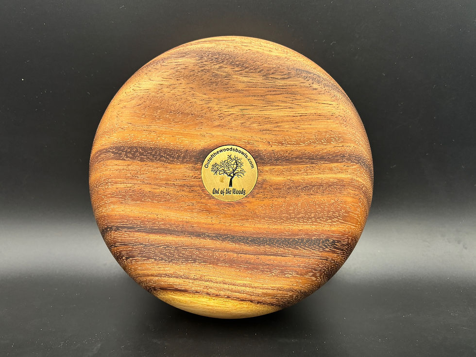 Thumbnail: Hawaiian monkey pod bowl showcases the beautiful natural striping this wood is known for