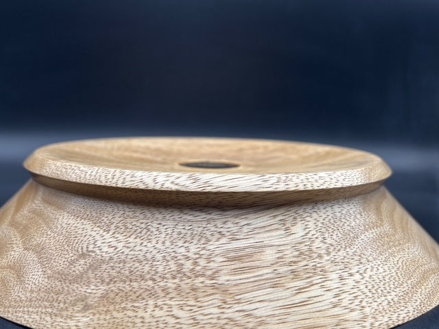 Thumbnail: West African White Limba Bowl, a perfect blend of cool design and awesome natural beauty.