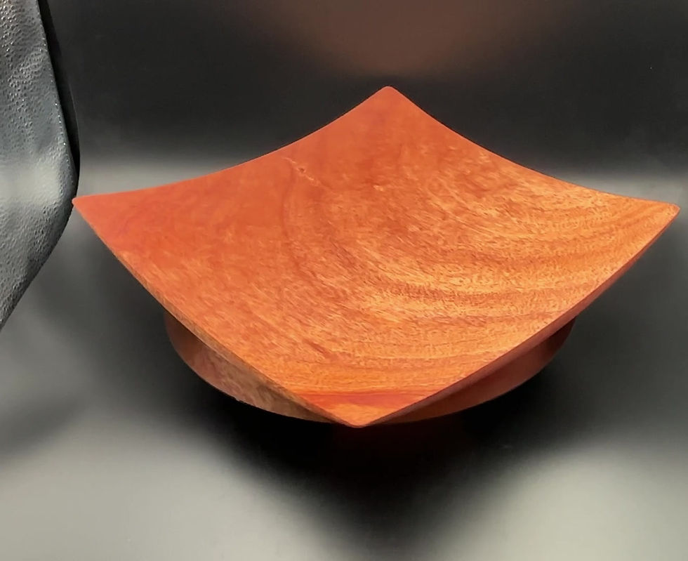 African Mahogany Platter is a drop-dead gorgeous statement piece