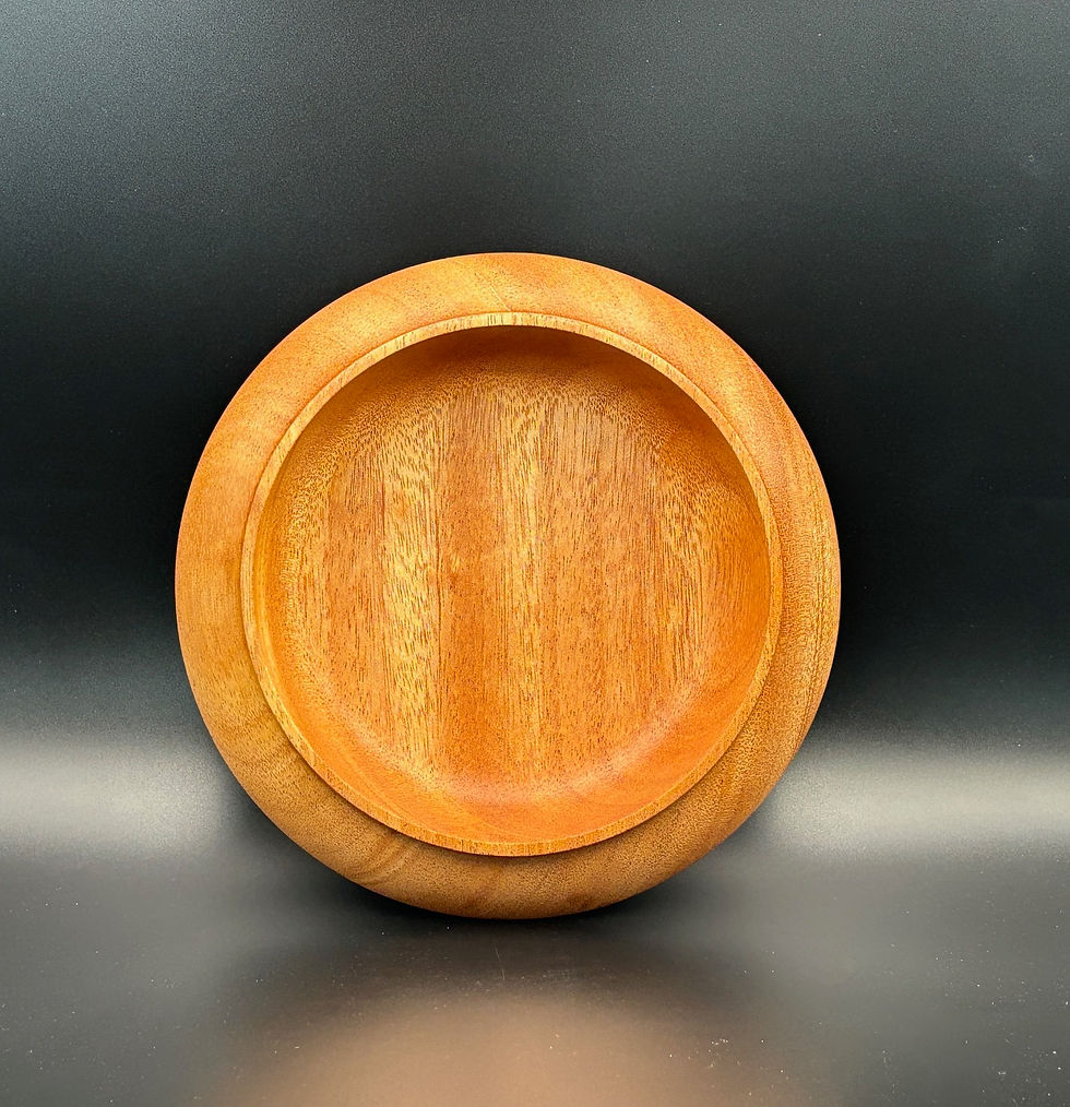 Thumbnail: African Mahogany bowl, perfect as a decorative piece or for holding fruit, nuts, or candy.
