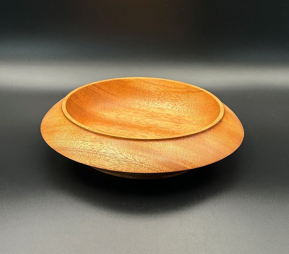 Thumbnail: African Mahogany bowl, perfect as a decorative piece or for holding fruit, nuts, or candy.