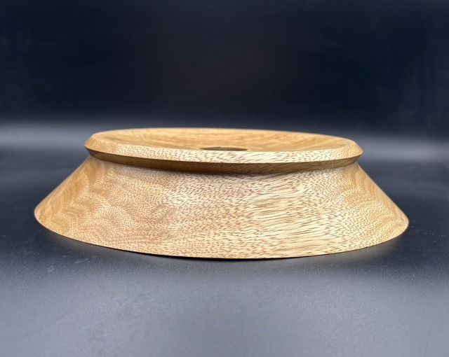 Thumbnail: West African White Limba Bowl, a perfect blend of cool design and awesome natural beauty.