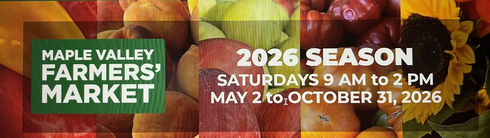 25719 Maple Valley Black Diamond Rd SE                         Dates: 6/6, 7/18, 8/8, 8/22, 9/5