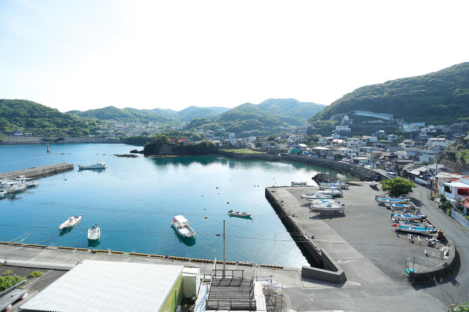 南薩の港