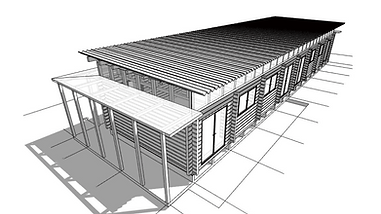 結ログ仮設住宅