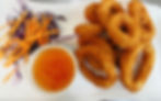 Tempura calamari rings ปลาหมึกเทมปุระ