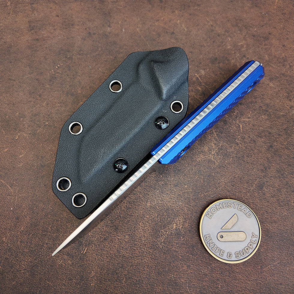 Thumbnail: Voyage Bladeworks - Outland Fixed Blade - Blue