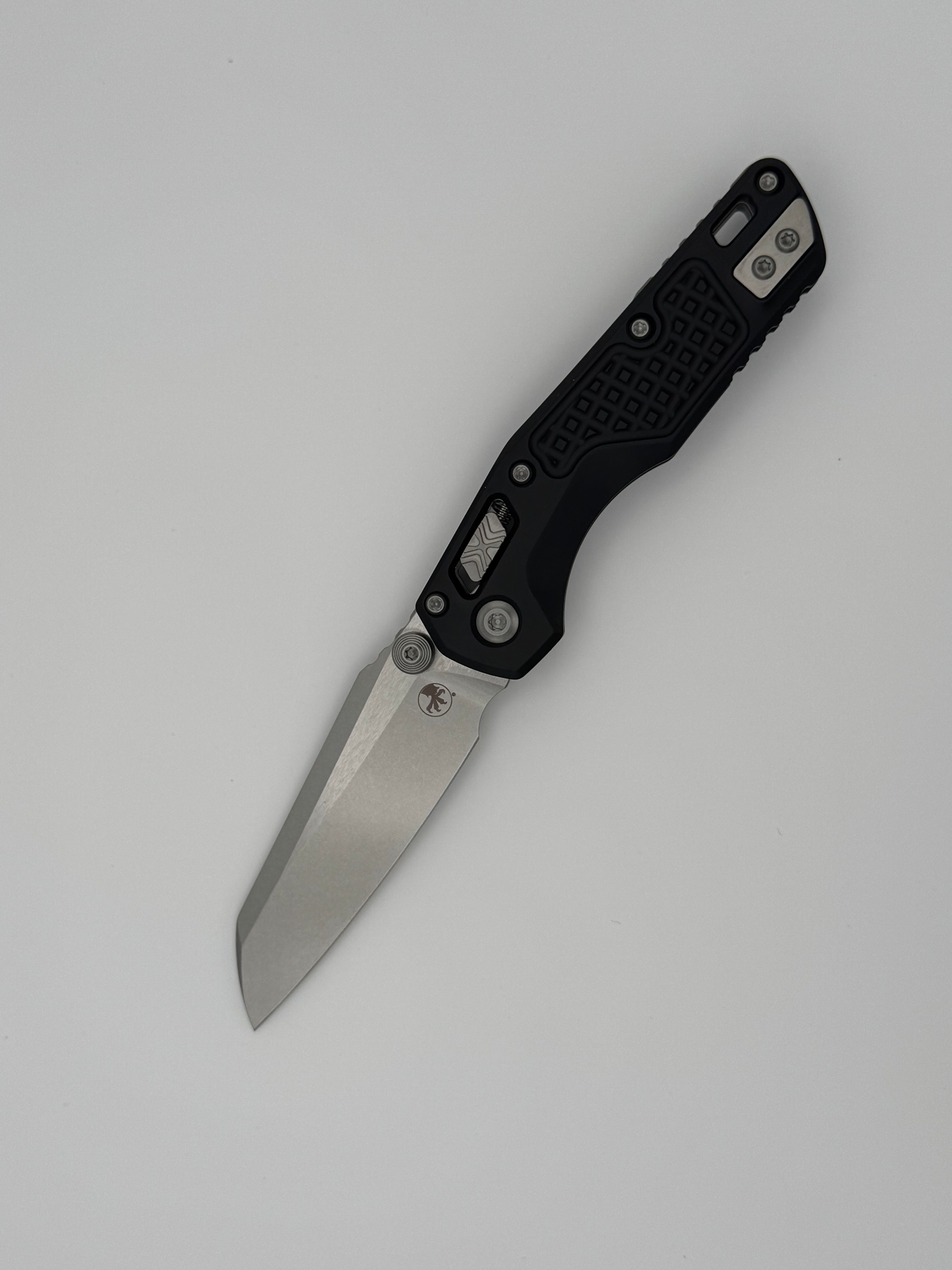 Microtech MSI™ MINI S/E STONEWASH STANDARD FRAG ALUMINIUM BLACK