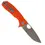 Thumbnail: Honey Badger Medium Drop Point Knife - D2 Steel - Orange