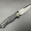 Thumbnail: Karbon Knives Buck Horn / Ken Onion Design / Patina Handle