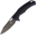 Cobratec Axle | Black Stonewash D2 | Linerlock | Black/Blue Handles