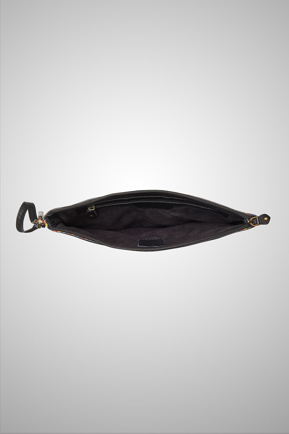 Thumbnail: LEATHER WRISTLET ZIP POUCH - THE TWIN BASILISK