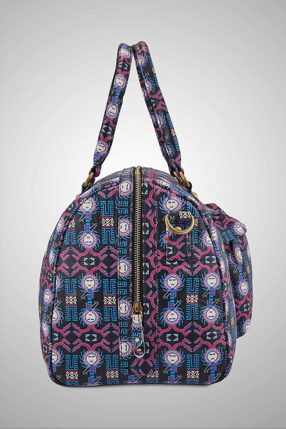 Thumbnail: LEATHER DUFFLE BAG - OF SPATIAL GODS  |  LIMITED EDITION