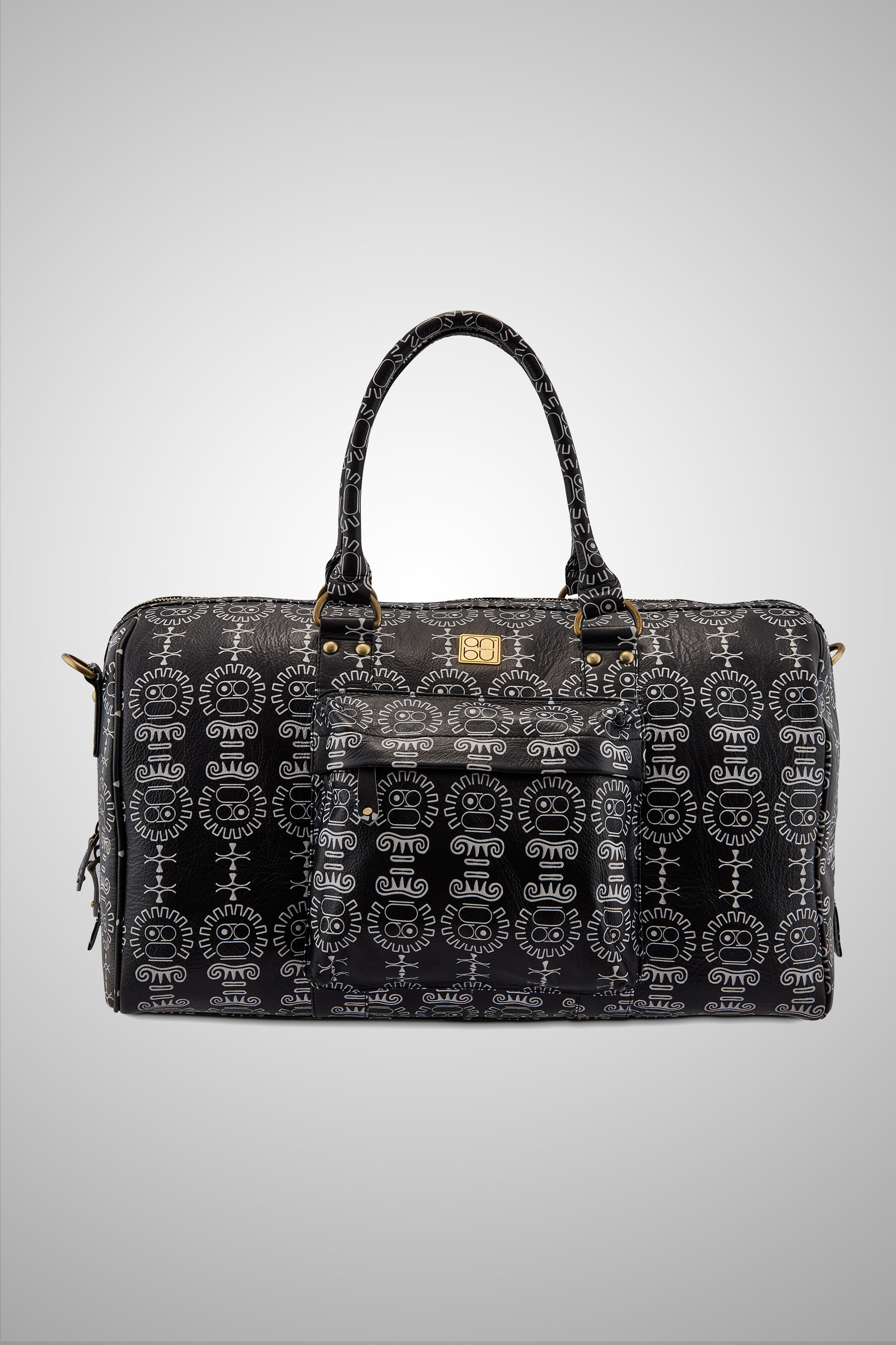 LEATHER DUFFLE BAG - THE GREAT UNMASKING  |  OUR SIGNATURE