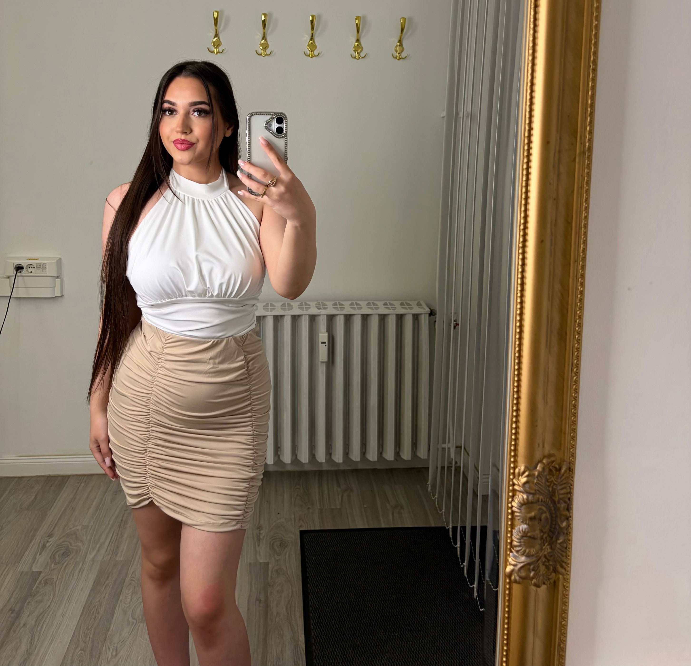 La Femme Lux fehér top