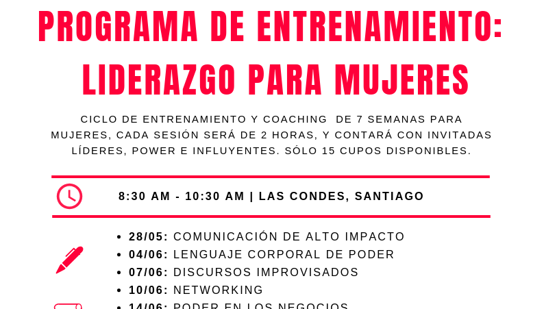 Capacitaciones Belgolux: Programa de Entrenamiento - Liderazgo Femenino