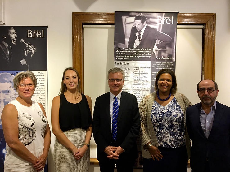 Noticias Belgolux: Cámara Belgolux acompaña a AWEX en inauguración exposición Jacques Brel