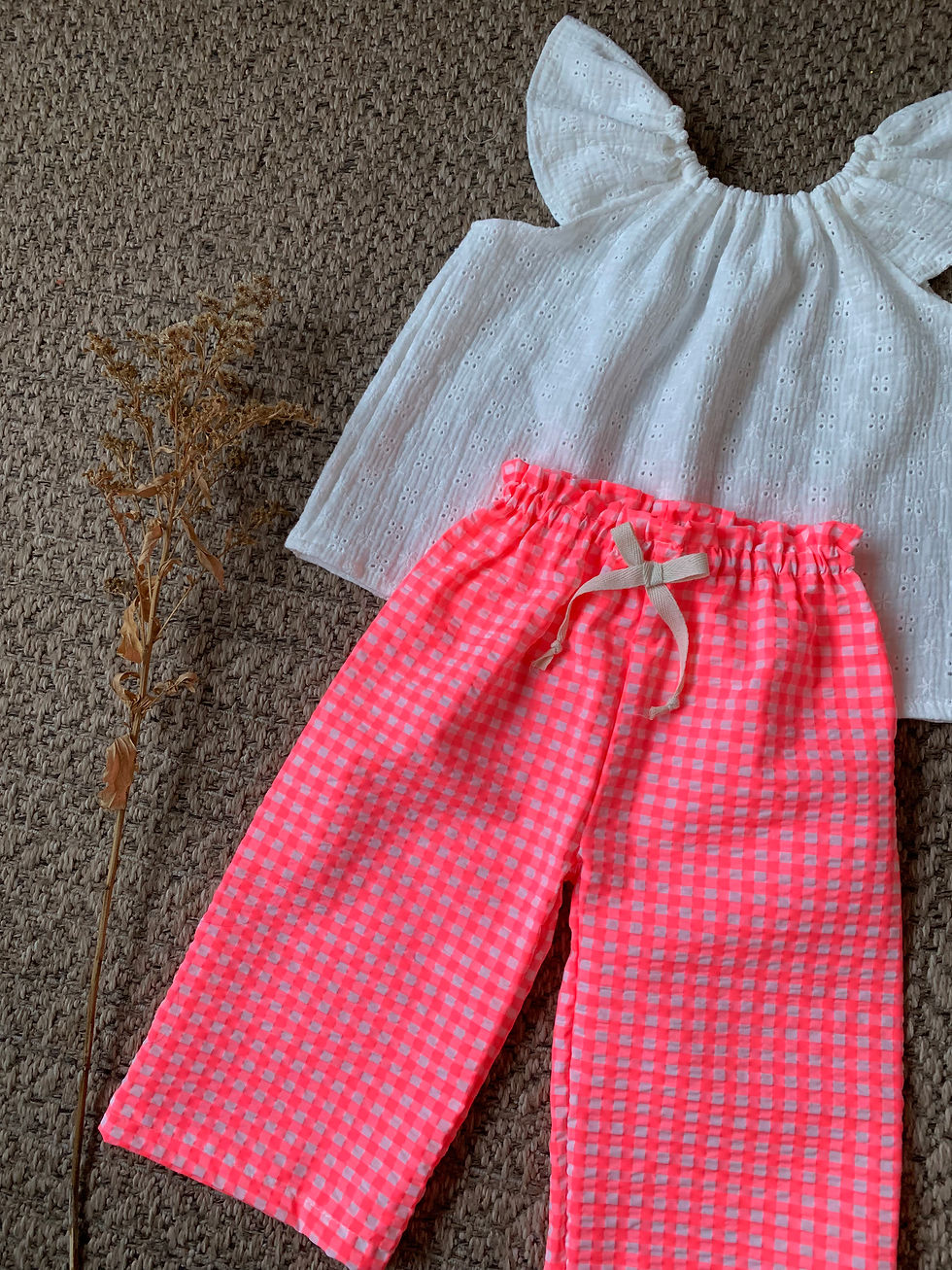 Miniature : Pantalon ou short vichy 