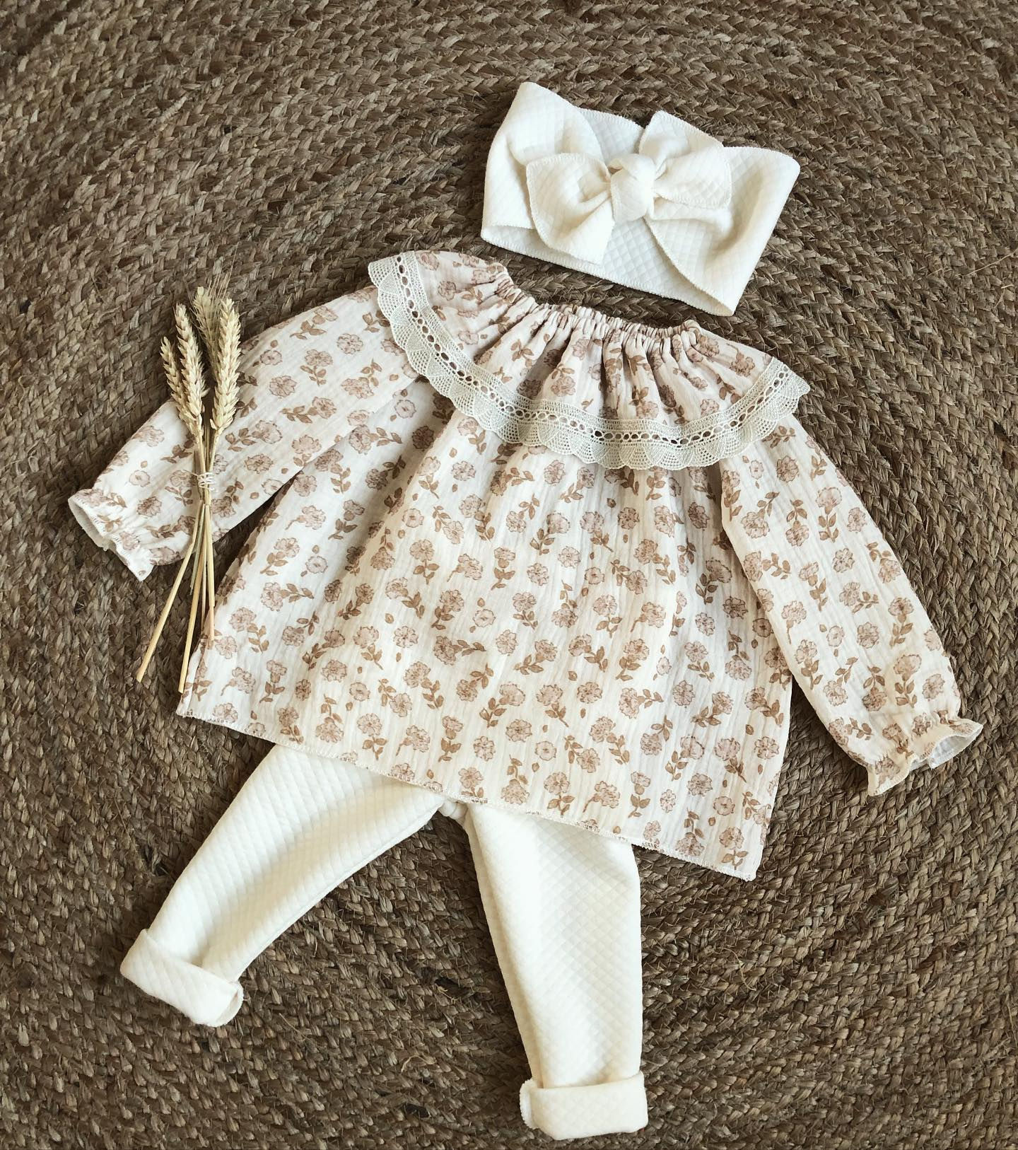 Legging jersey écru