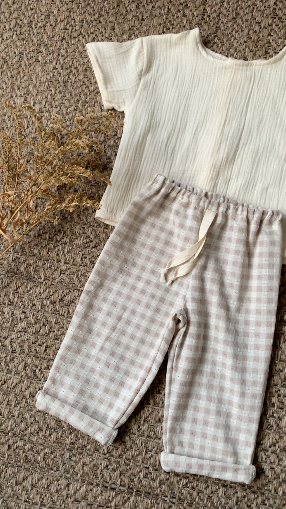 Miniature : Blouse garçon crème 