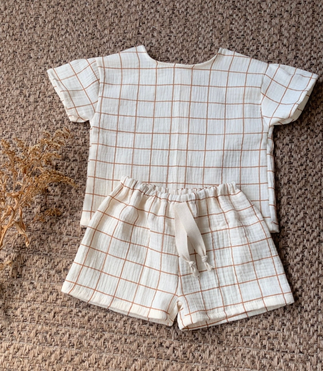 Short ou Pantalon à carreaux 