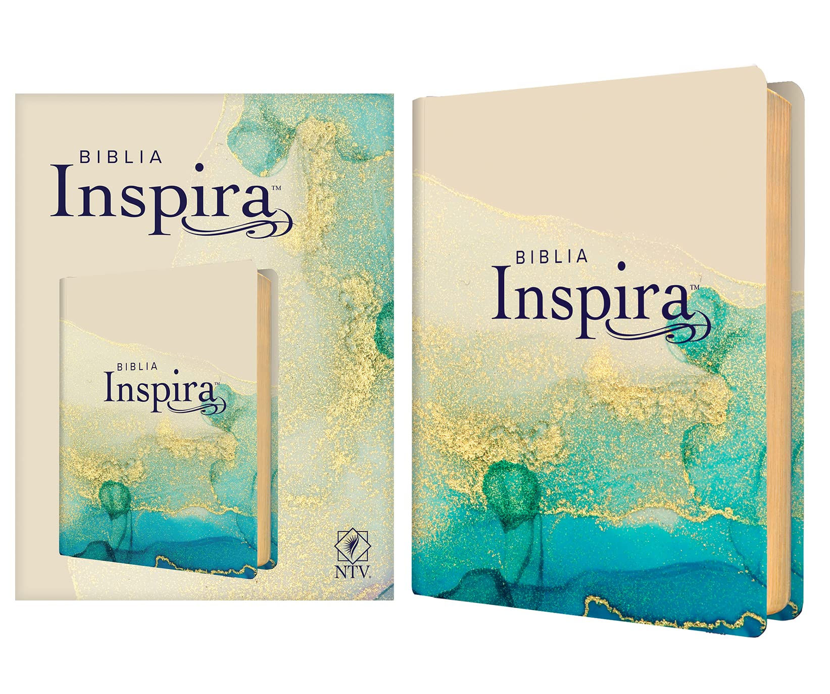 Biblia Inspira NTV Dorada/ Semi Piel