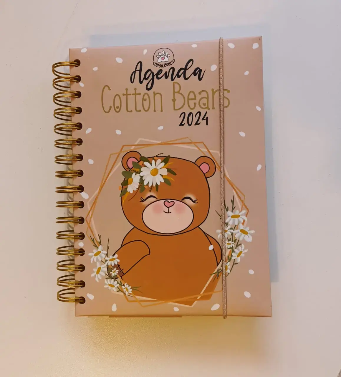 Cuaderno Argollado Cotton Bears 2024