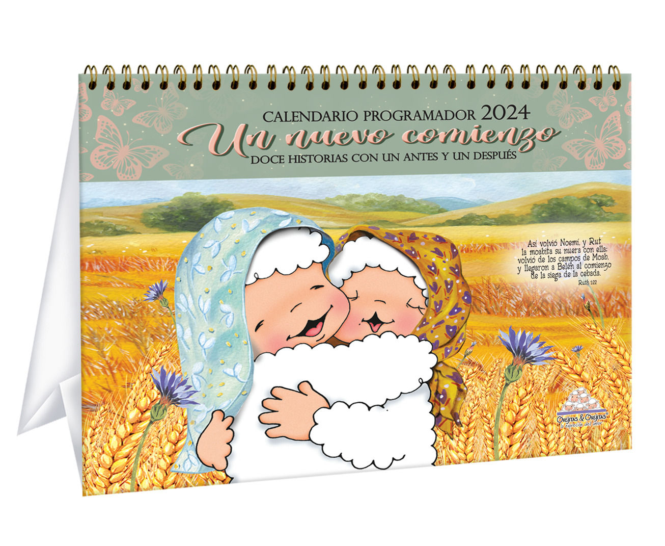 Calendario Ovejitas Escritorio 2024