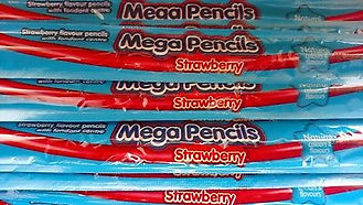 Vidal Mega Strawberry Straws