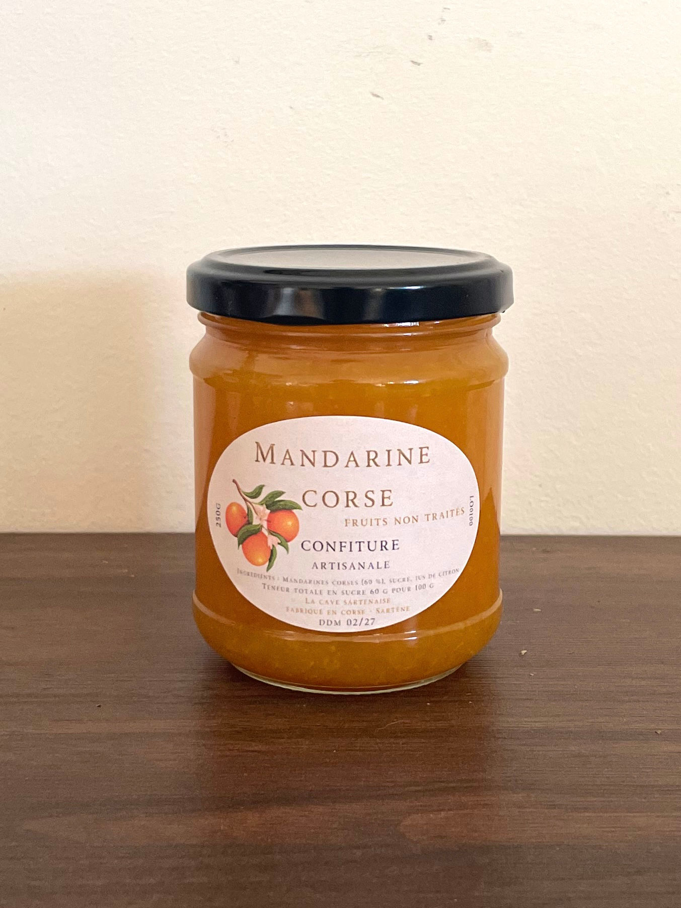 Confiture de mandarine corse
